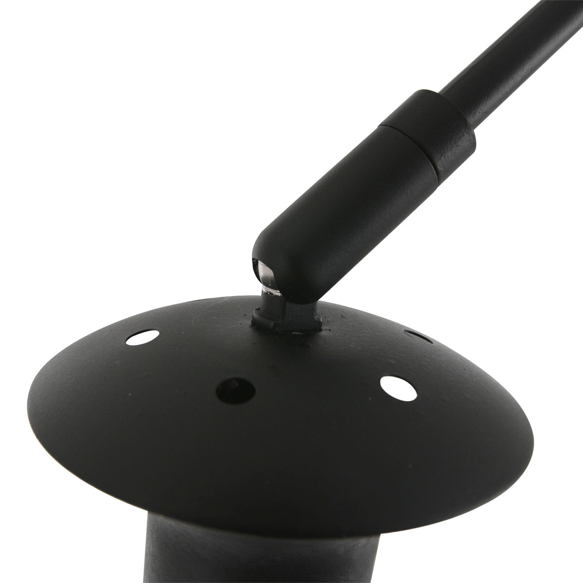 Boog wandlamp Sparkled Light 3967ZW zwart met zwart linnen kap