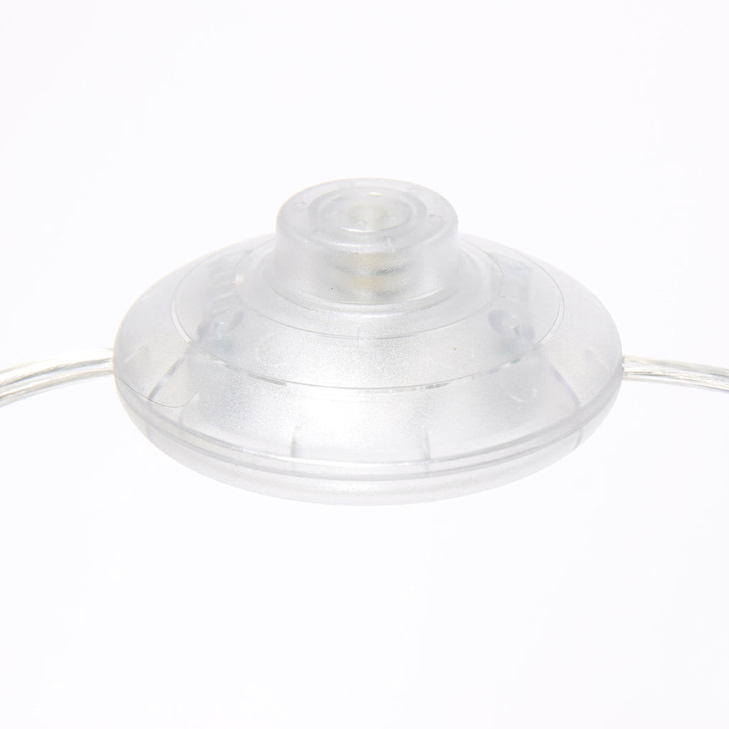 Staalkleurige vloerlamp Prestige Chic 3975ST met zwart linnen kap