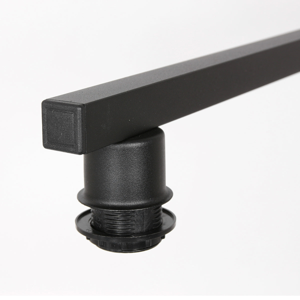 Zwarte 3-lichts hanglamp Stang 3981ZW met zwart linnen kappen met goudkleurige binnenkant