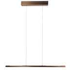 Hanglamp Bande 3994BR bronzen LED hanglamp in warme tint 114cm breed