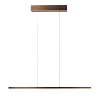 Hanglamp Bande 3994BR bronzen LED hanglamp in warme tint 114cm breed