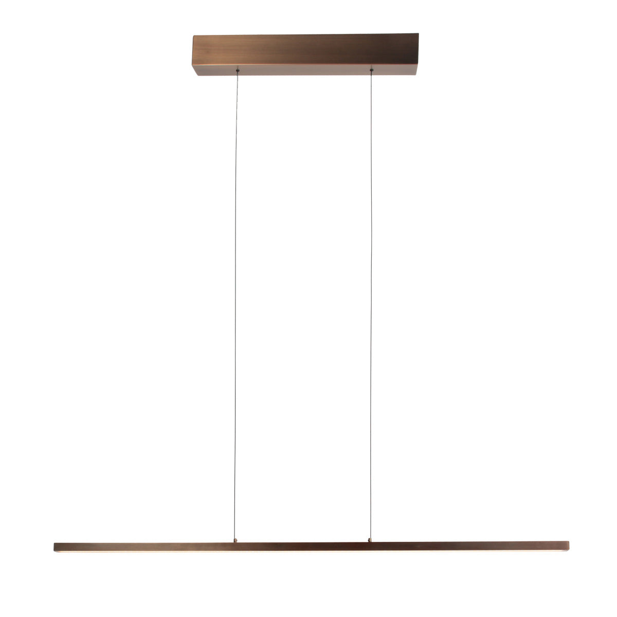Hanglamp Bande 3994BR bronzen LED hanglamp in warme tint 114cm breed