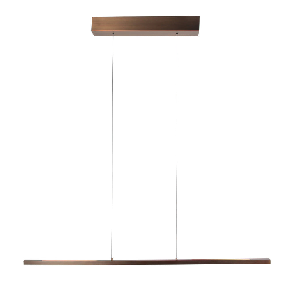 Hanglamp Bande 3994BR bronzen LED hanglamp in warme tint 114cm breed