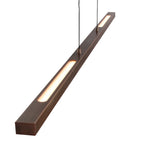 Hanglamp Bande 3994BR bronzen LED hanglamp in warme tint 114cm breed