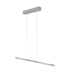 Hanglamp Bande 3994ST staal LED hanglamp met cable lift 114cm breed
