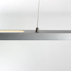 Hanglamp Bande 3994ST staal LED hanglamp met cable lift 114cm breed