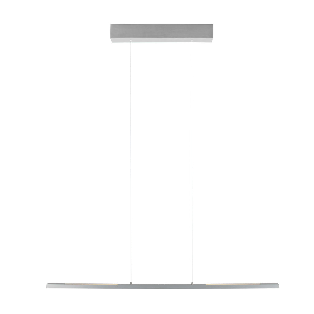 Hanglamp Bande 3994ST staal LED hanglamp met cable lift 114cm breed