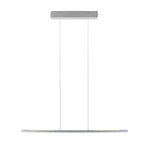 Hanglamp Bande 3994ST staal LED hanglamp met cable lift 114cm breed