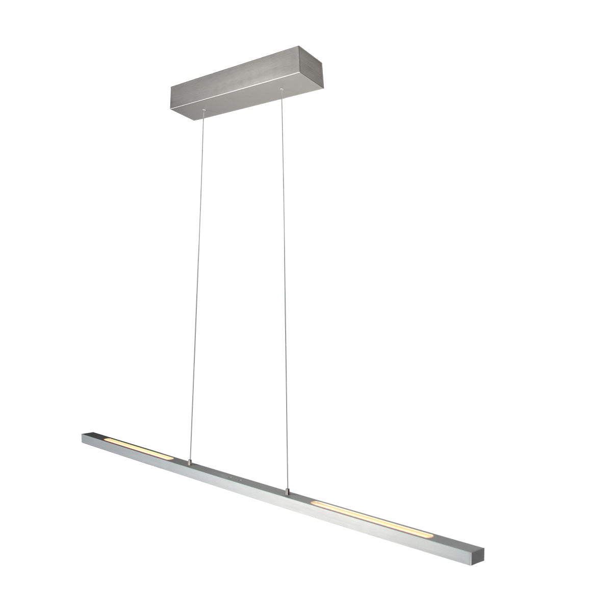 Hanglamp Bande 3994ST staal LED hanglamp met cable lift 114cm breed