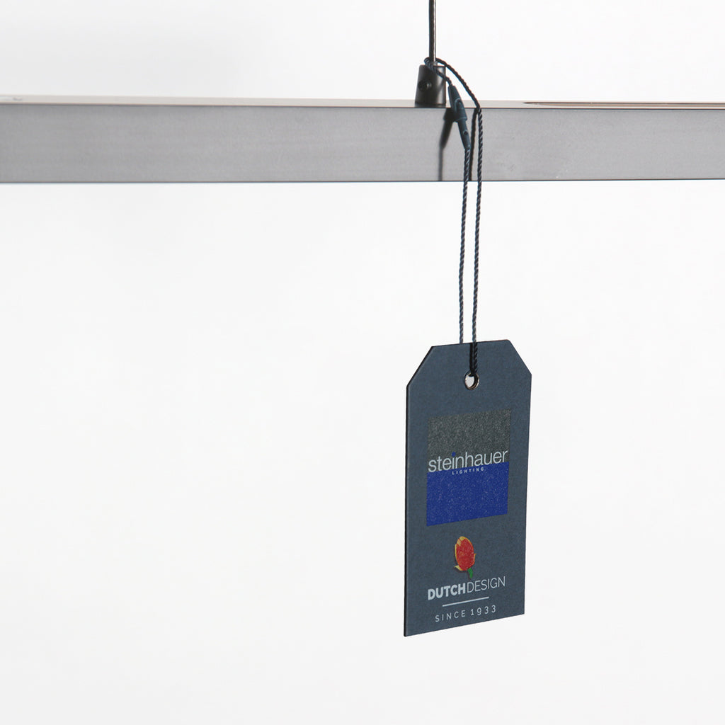 Hanglamp Bande 3994ST staal LED hanglamp met cable lift 114cm breed