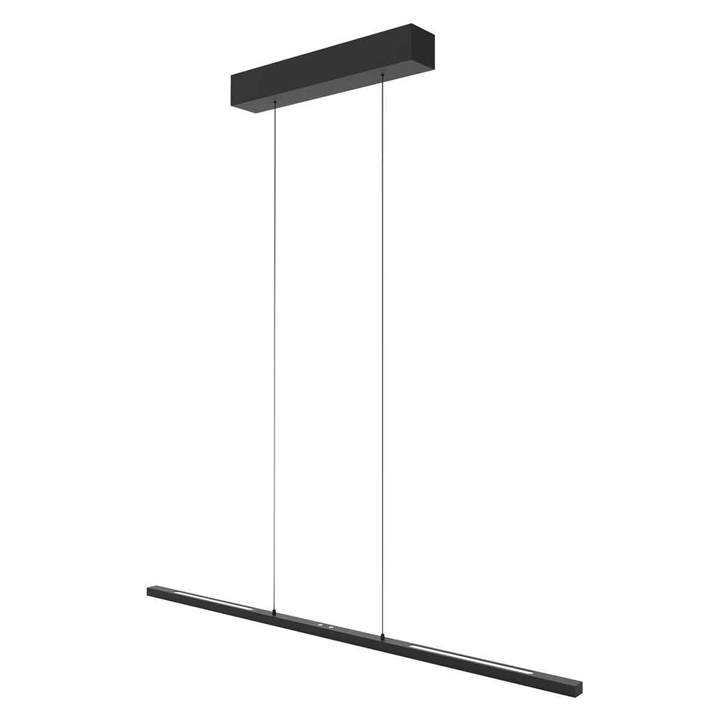 Hanglamp Bande 3994ZW zwarte LED hanglamp met cable lift 114cm breed