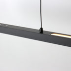 Hanglamp Bande 3994ZW zwarte LED hanglamp met cable lift 114cm breed