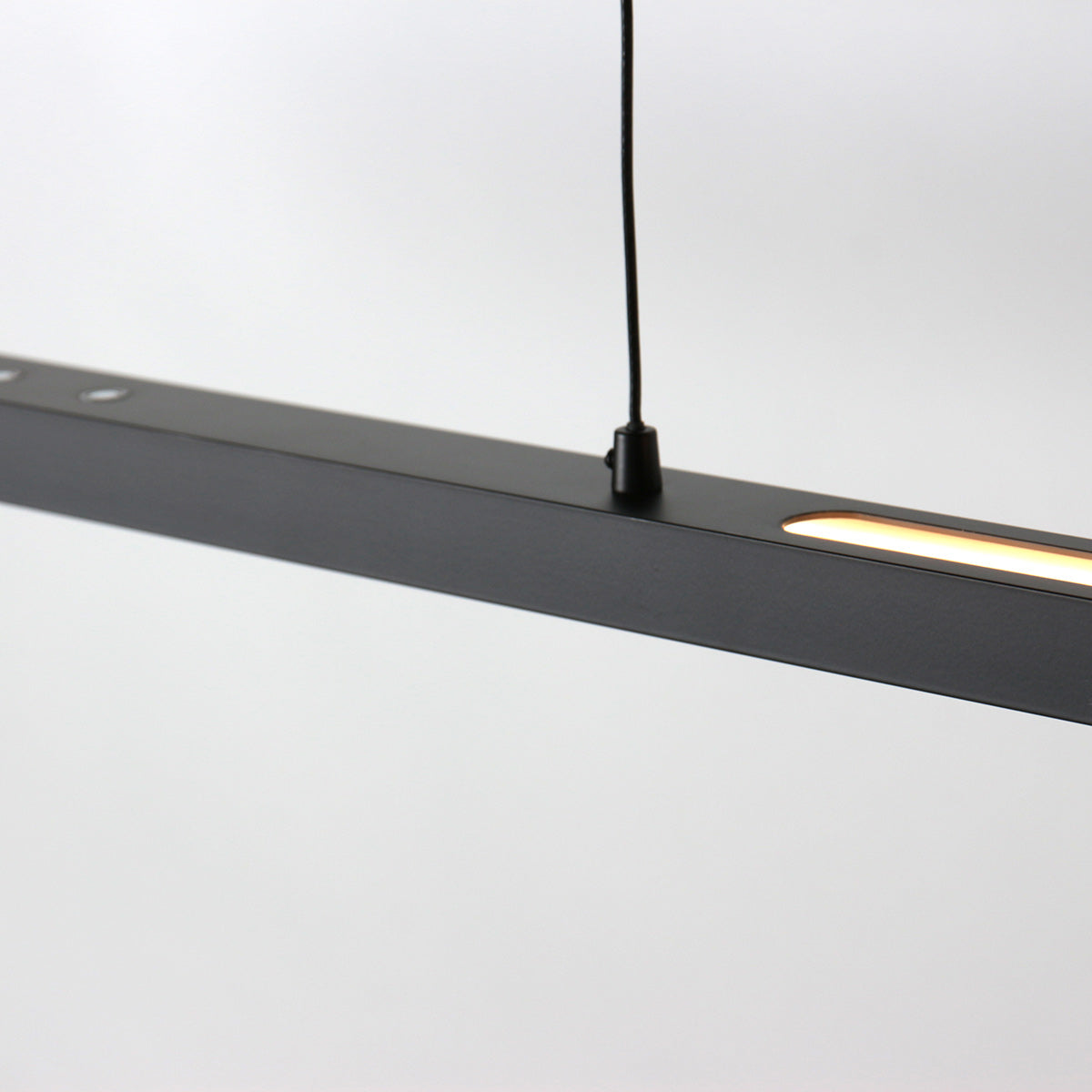 Hanglamp Bande 3994ZW zwarte LED hanglamp met cable lift 114cm breed