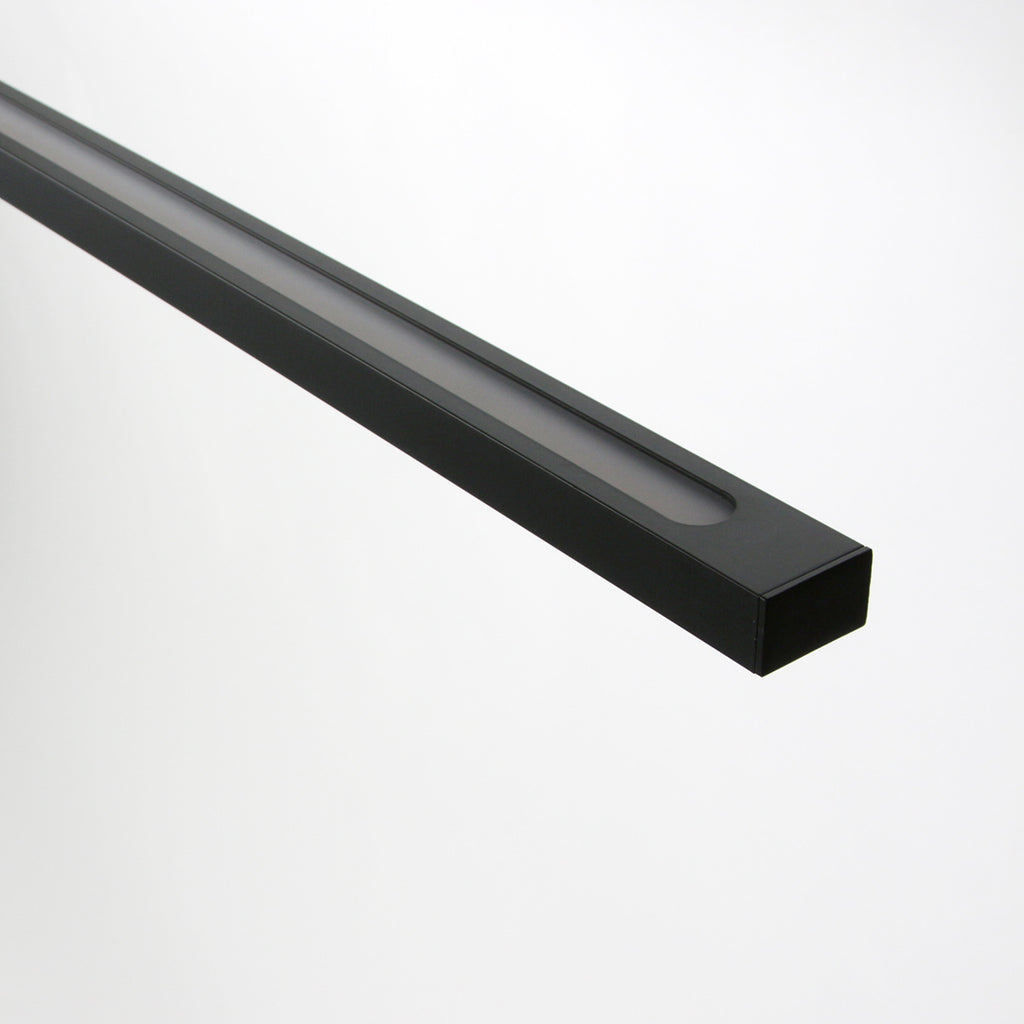 Hanglamp Bande 3994ZW zwarte LED hanglamp met cable lift 114cm breed