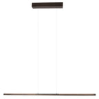 Hanglamp Bande 3995CA cacao - warm bruine hanglamp 150cm breed met cable lift