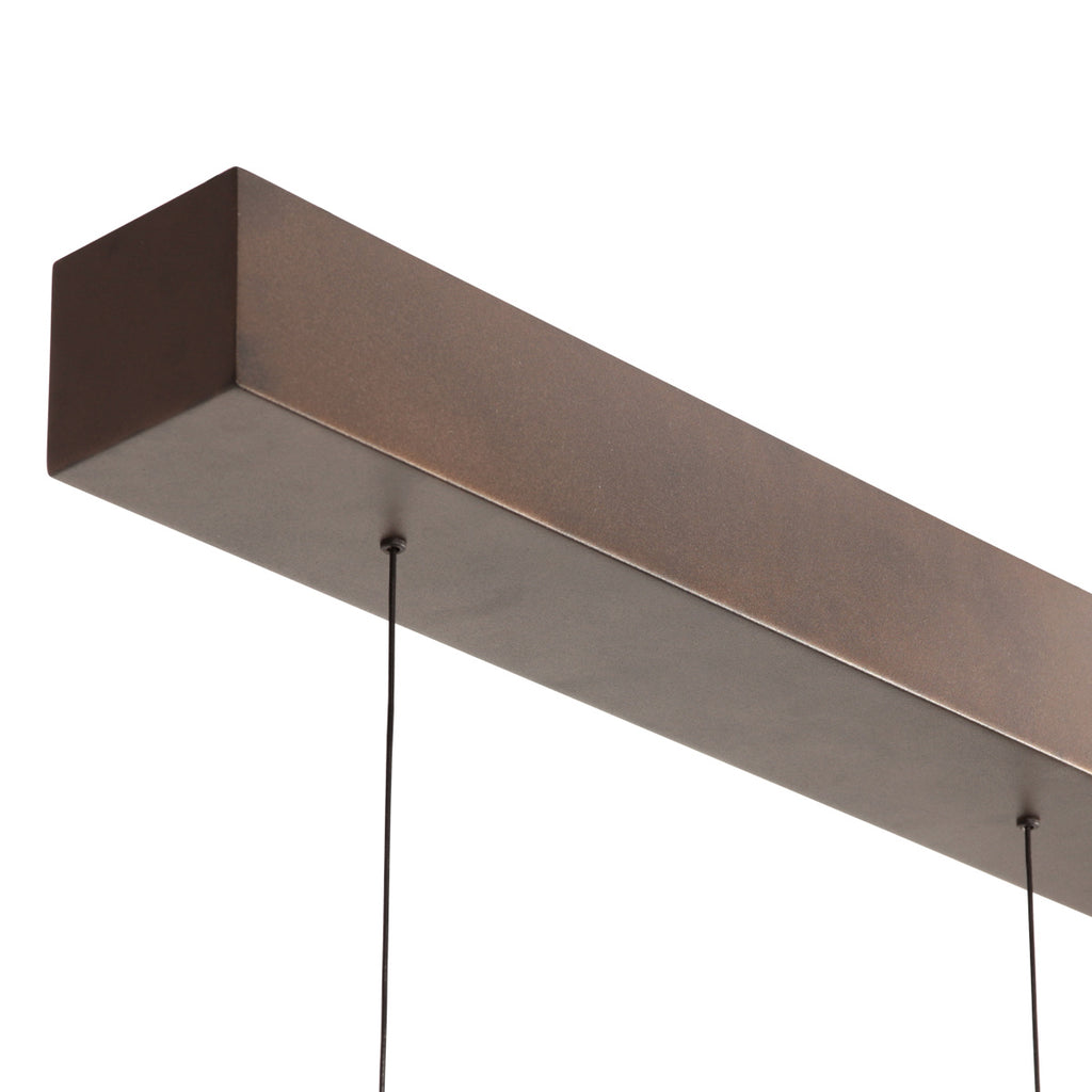 Hanglamp Bande 3995CA cacao - warm bruine hanglamp 150cm breed met cable lift