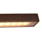 Hanglamp Bande 3995CA cacao - warm bruine hanglamp 150cm breed met cable lift