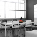 Hanglamp Bande 3995ZW Zwart 150cm breed met cable lift