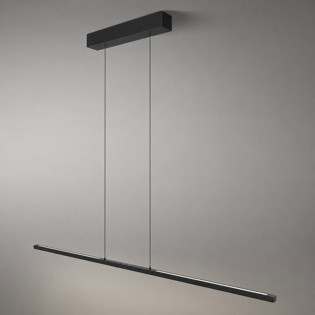 Hanglamp Bande 3995ZW Zwart 150cm breed met cable lift