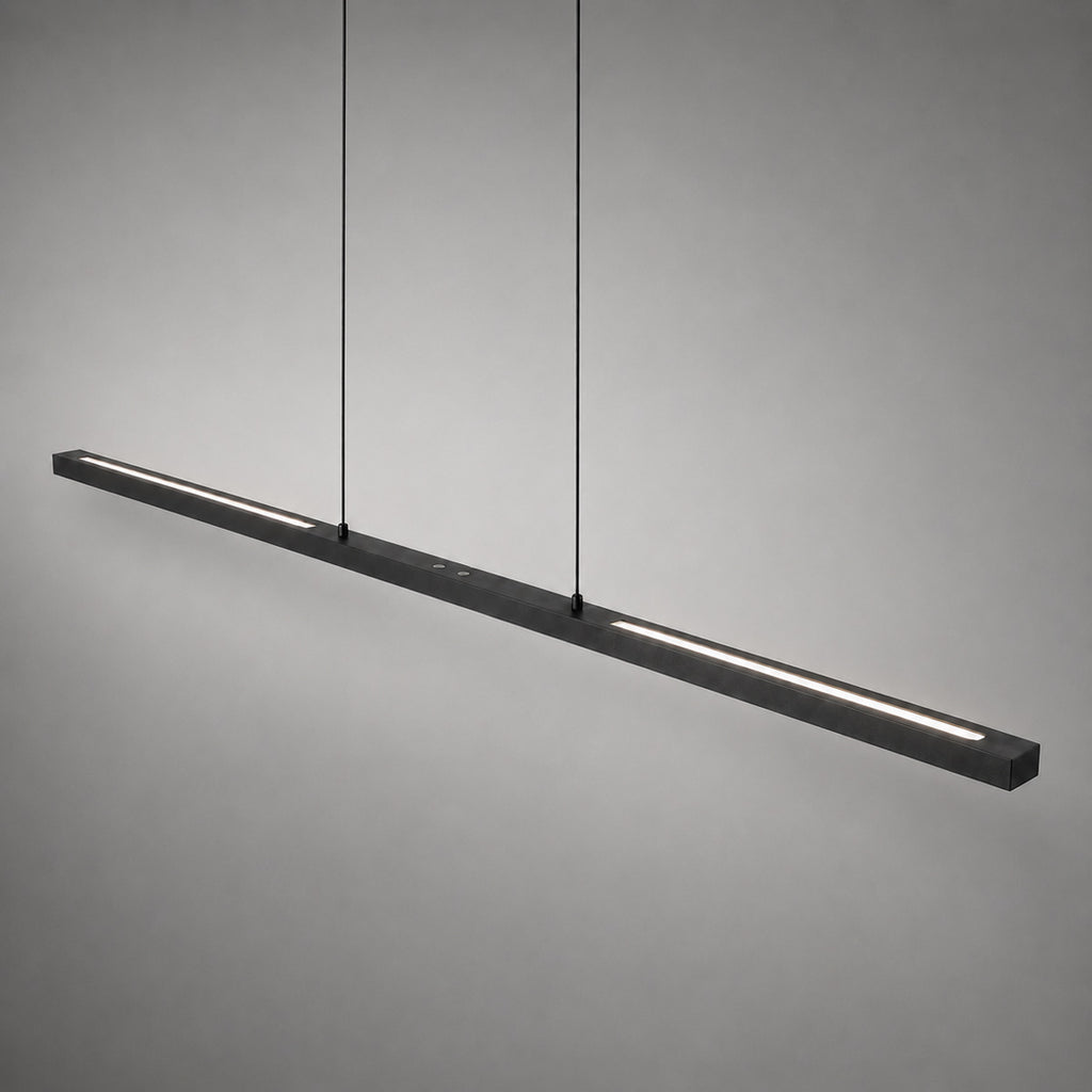 Hanglamp Bande 3995ZW Zwart 150cm breed met cable lift