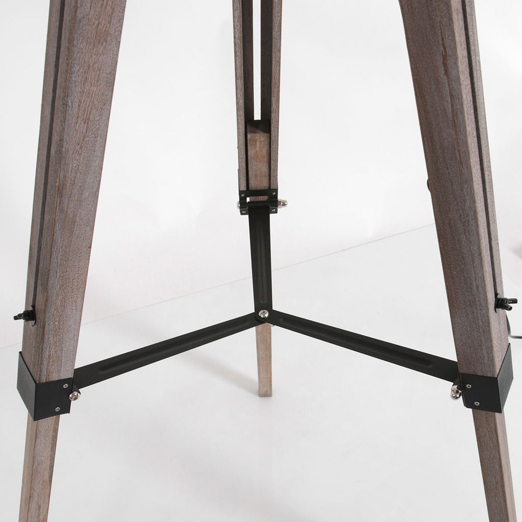 Vloerlamp Triek 4104ZW driepoot met een groene velours kap