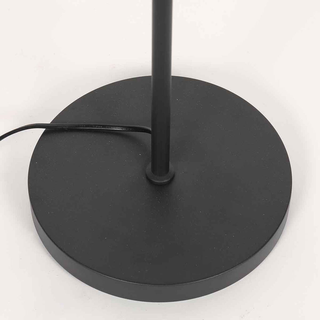 Zwarte 2 lichts vloerlamp Preto 4112ZW met GU10 fittingen