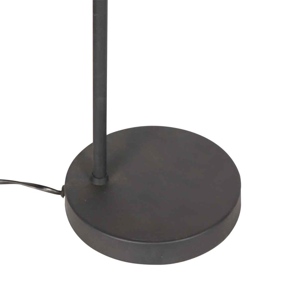 Zwarte 1 lichts tafellamp Prato 4120ZW met E14 fitting