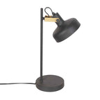 Zwarte 1 lichts tafellamp Prato 4120ZW met E14 fitting