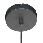 Hanglamp Sable 4124CR - warme sfeermaker met crème linnen kap Ø27 cm