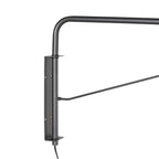 Wandlamp Pintino 4126ZW zwart met brons GU10
