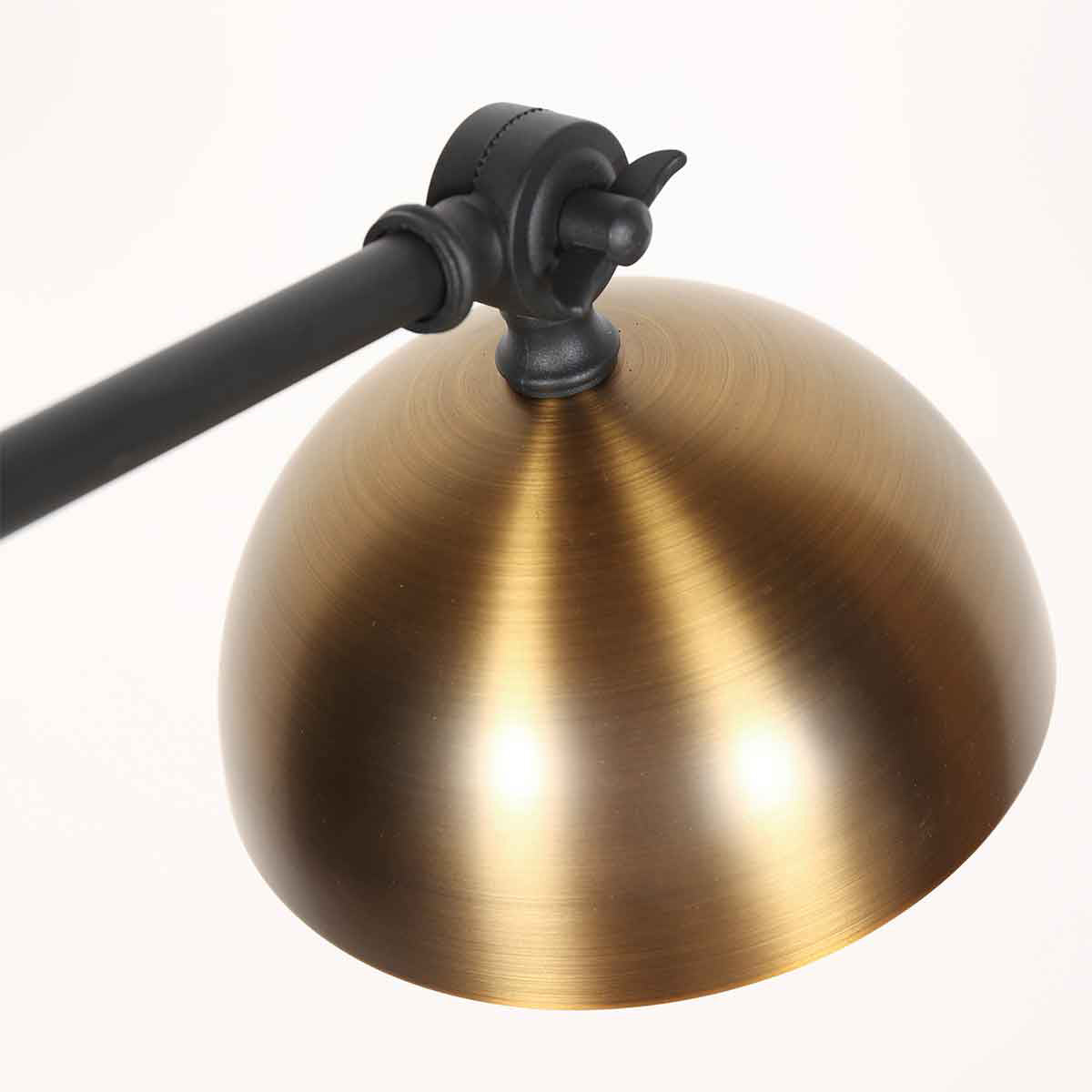 Wandlamp Pintino 4126ZW zwart met brons GU10