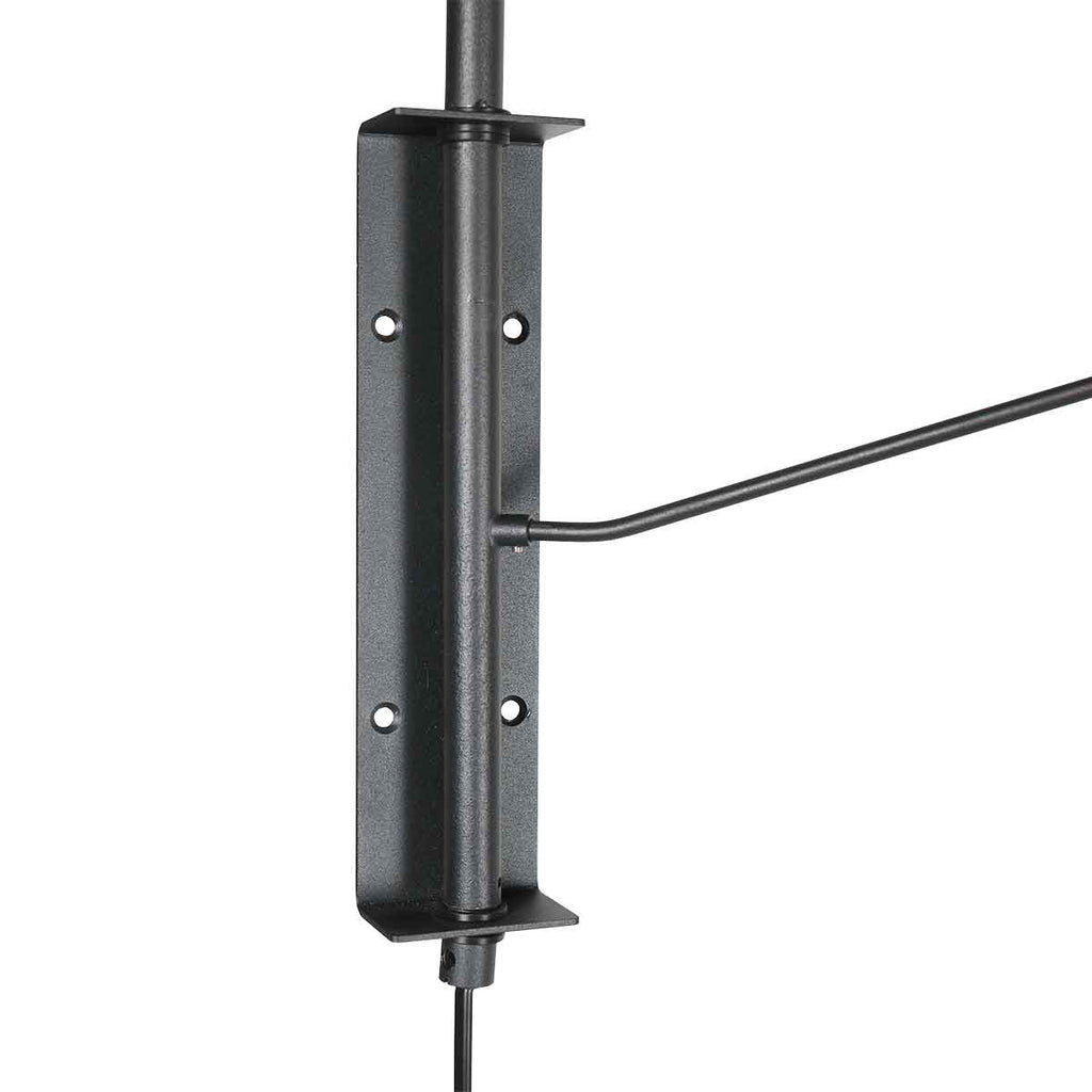 Wandlamp Pintino 4126ZW zwart met brons GU10