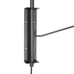 Wandlamp Pintino 4126ZW zwart met brons GU10