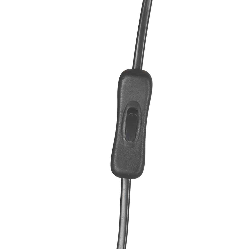 Wandlamp Pintino 4126ZW zwart met brons GU10