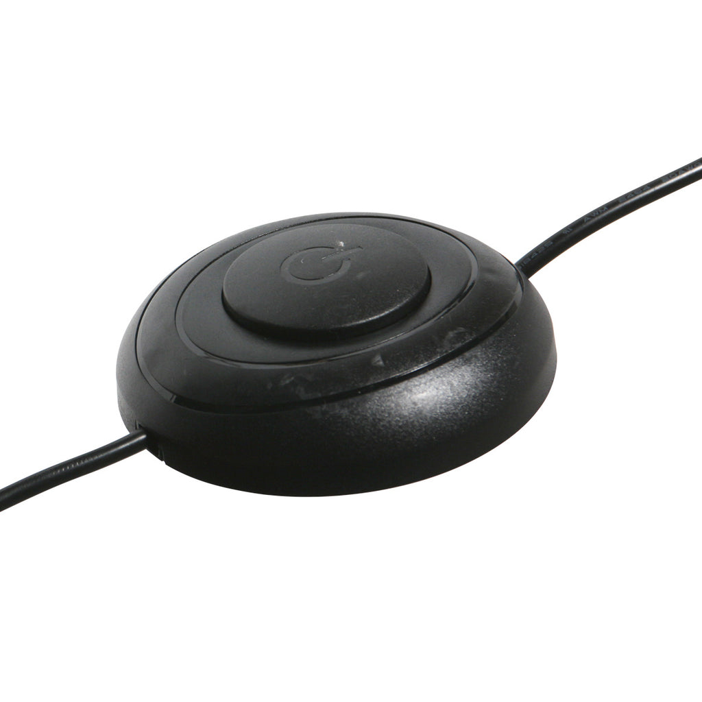 Booglamp Ringlux 4130GO zwart met goud luxe LED vloerlamp