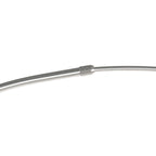 Booglamp Ringlux 4130ST staalkleurige LED vloerlamp met klasse