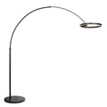 Booglamp Ringlux 4130ZW zwarte LED vloerlamp met allure