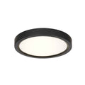 Zwarte Plafondlamp 4131ZW met 3 standen dimfunctie en lichtkleur instelbaarheid Ø20 cm