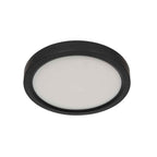 Zwarte Plafondlamp 4131ZW met 3 standen dimfunctie en lichtkleur instelbaarheid Ø20 cm