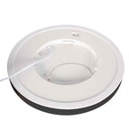 Zwarte Plafondlamp 4131ZW met 3 standen dimfunctie en lichtkleur instelbaarheid Ø20 cm