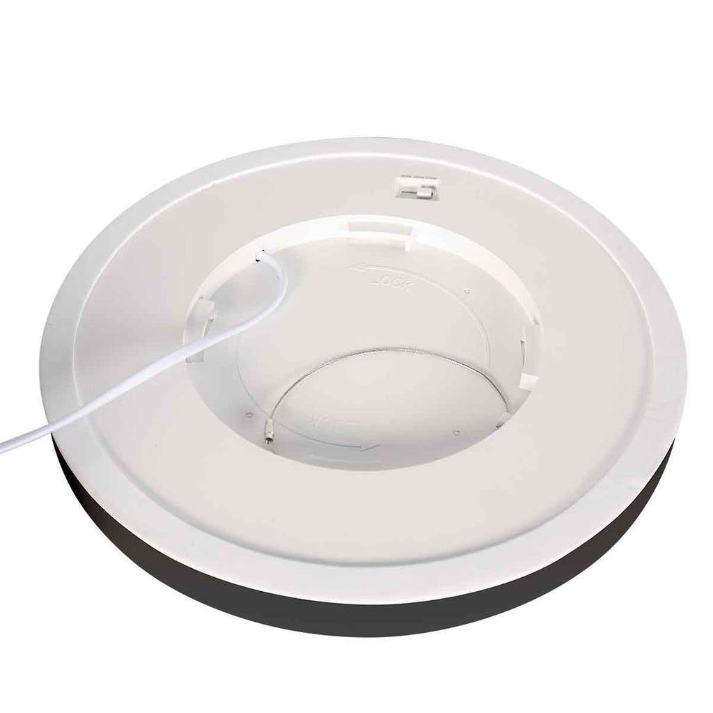 Zwarte Plafondlamp 4131ZW met 3 standen dimfunctie en lichtkleur instelbaarheid Ø20 cm