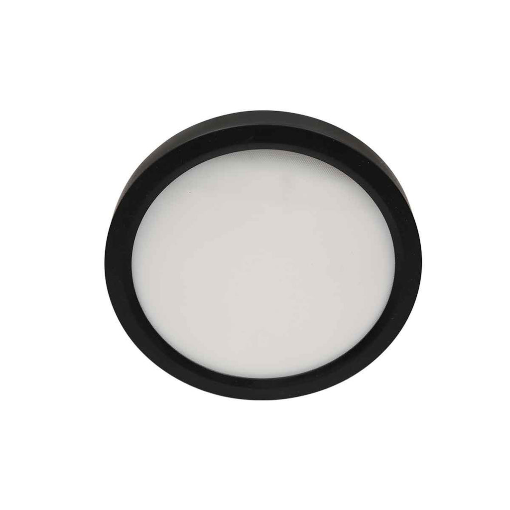 Zwarte Plafondlamp 4131ZW met 3 standen dimfunctie en lichtkleur instelbaarheid Ø20 cm