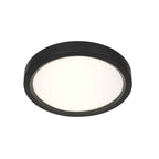 Zwarte Plafondlamp 4131ZW met 3 standen dimfunctie en lichtkleur instelbaarheid Ø20 cm