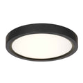 Plafondlamp Luminix 4132ZW zwarte LED lamp Ø29 cm IP44