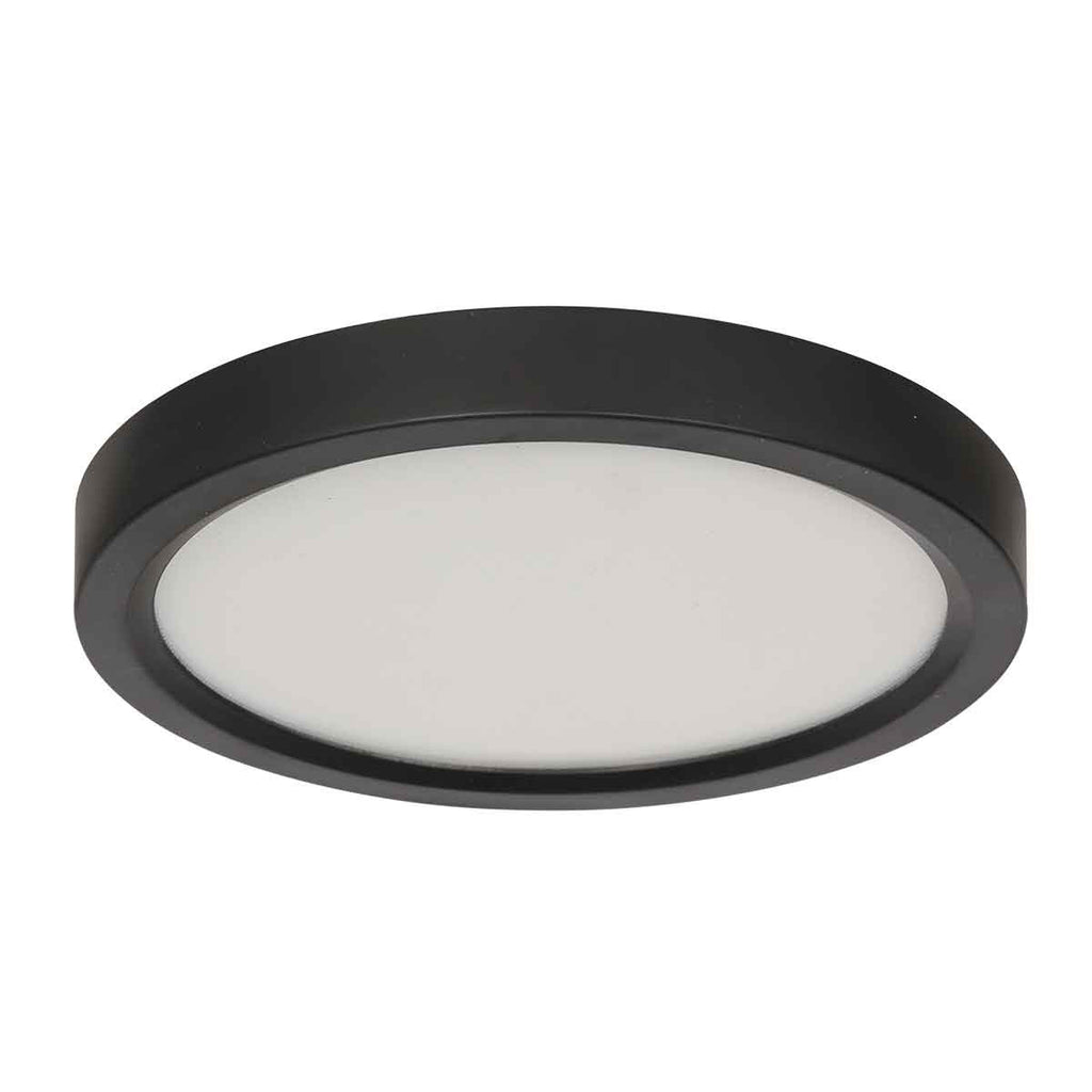 Plafondlamp Luminix 4132ZW zwarte LED lamp Ø29 cm IP44