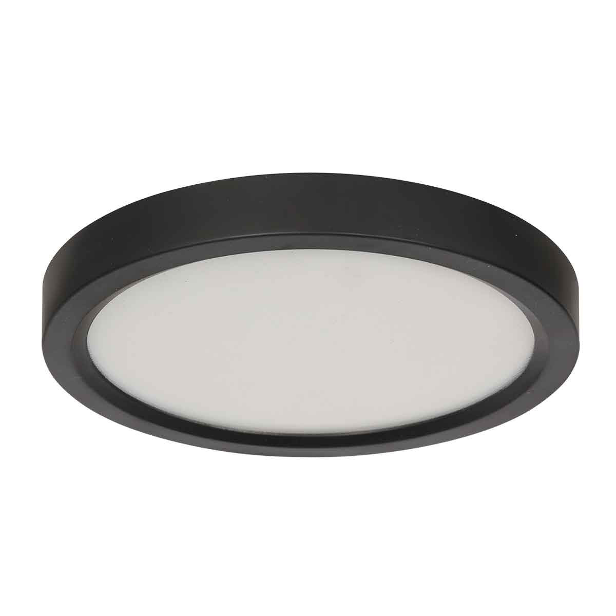Plafondlamp Luminix 4132ZW zwarte LED lamp Ø29 cm IP44