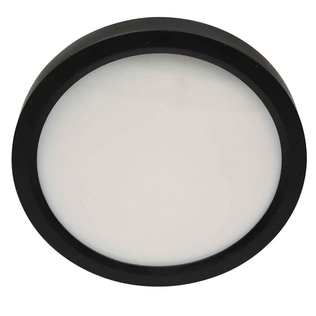 Plafondlamp Luminix 4132ZW zwarte LED lamp Ø29 cm IP44