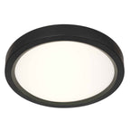 Plafondlamp Luminix 4132ZW zwarte LED lamp Ø29 cm IP44
