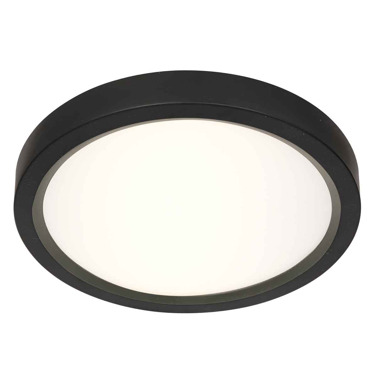 Plafondlamp Luminix 4132ZW zwarte LED lamp Ø29 cm IP44