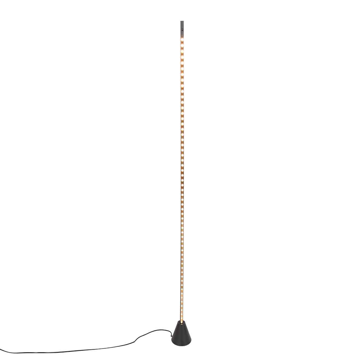Vloerlamp Luzhaz 4133ZW zwarte LED lamp met sensordimmer
